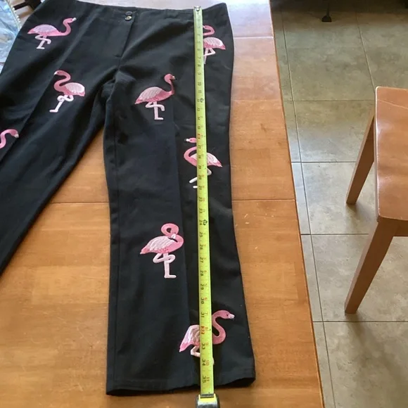 CJ Laing Black Flamingo Pants size 10 - Picture 10 of 10